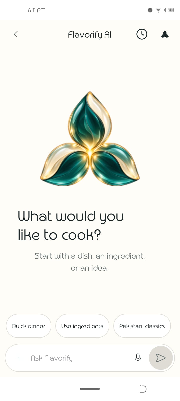 Flavorify Flavorify AI app screen